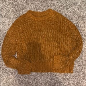 American eagle sweater size small, mustard yellow color